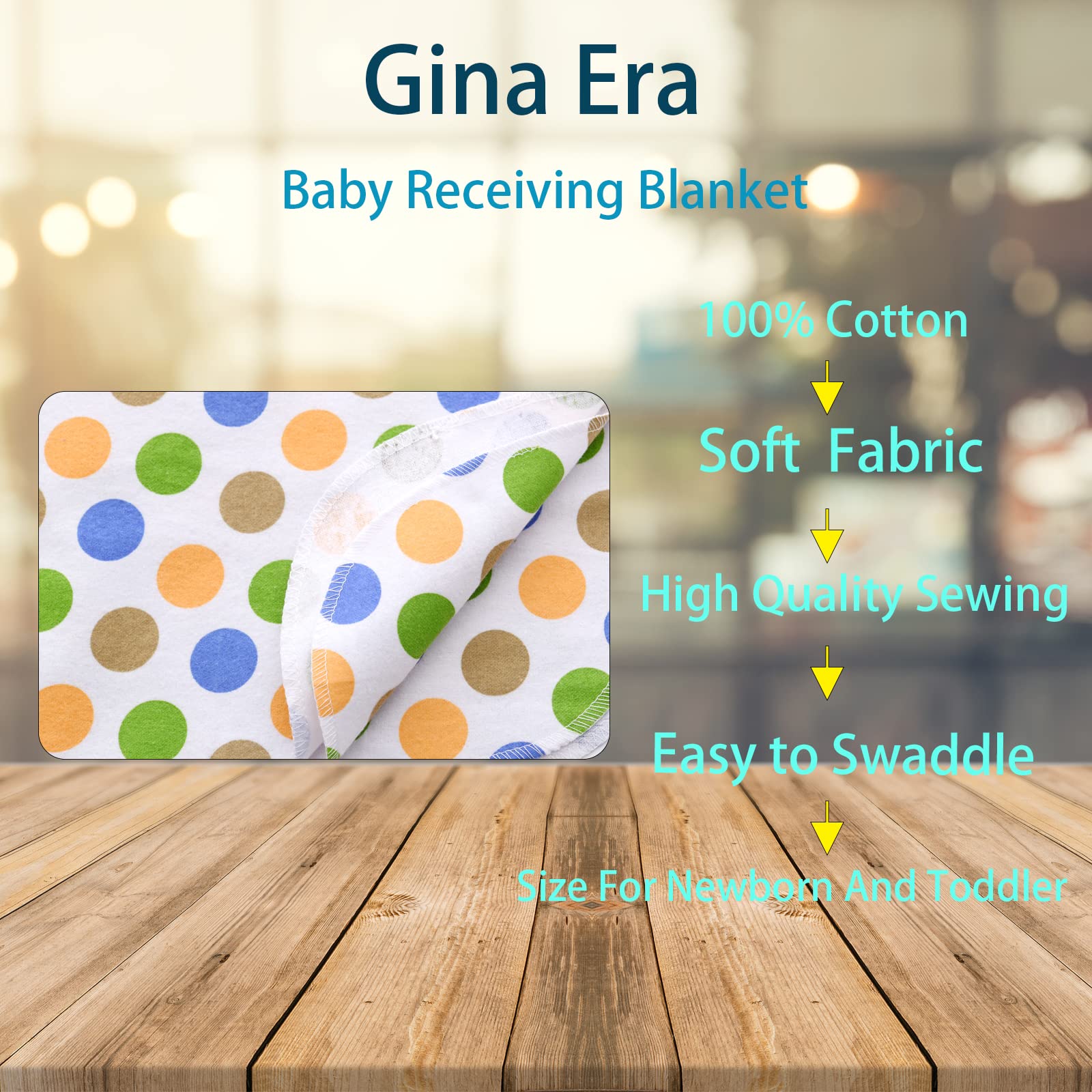 Gina Era receiving blanket in a nursery setting highlighting breathable softness