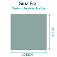 Gina Era Cotton Flannel Receiving Blanket used as a nursing cover for discreet feeding