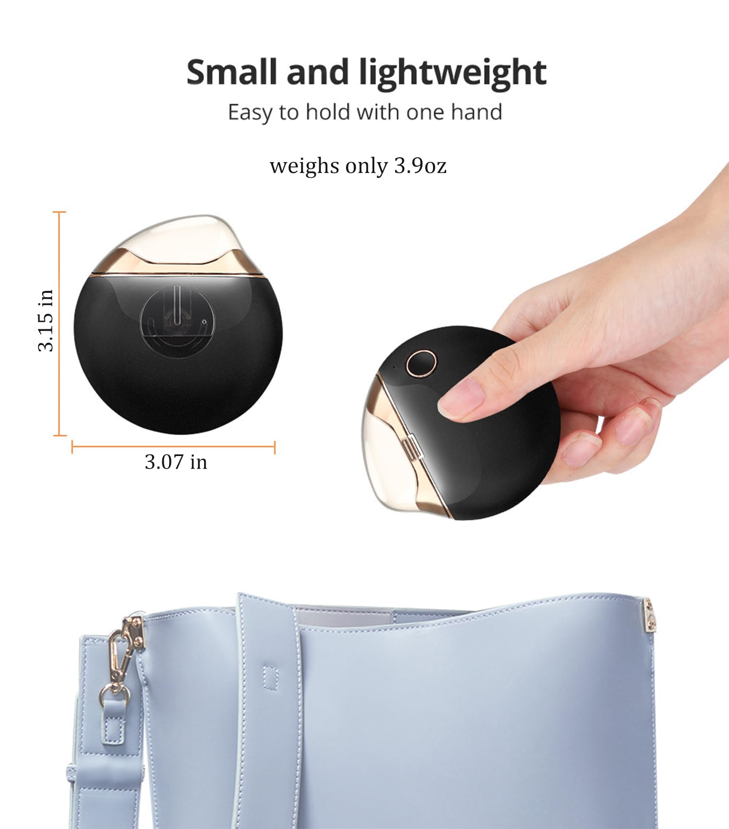 Ginalaia nail dust storage feature helps keep trimming tidy and hygienic.