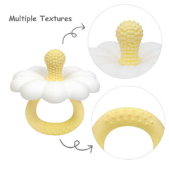 Ginbear silicone baby teether BPA-free-materials safe chewing option