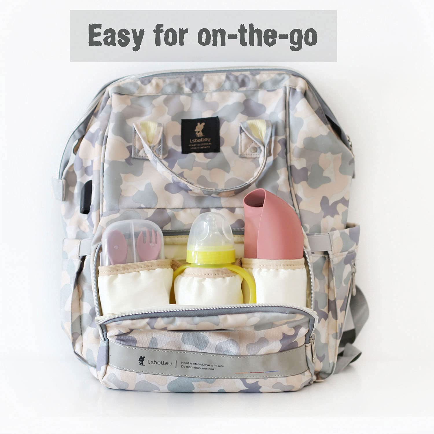 Ginbear silicone bib waterproof surface makes cleanup quick and pleasant.