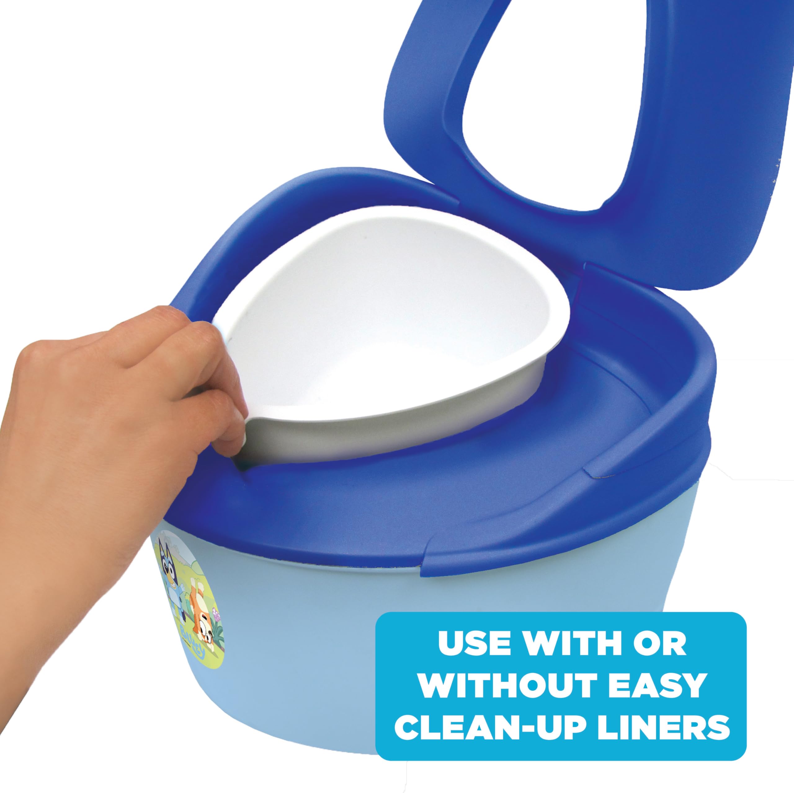 Ginsey Bluey skid-resistant base keeps unit steady during use.