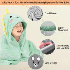 GINUMWA coral fleece washcloth highlights soft, absorbent cleansing for sensitive skin.