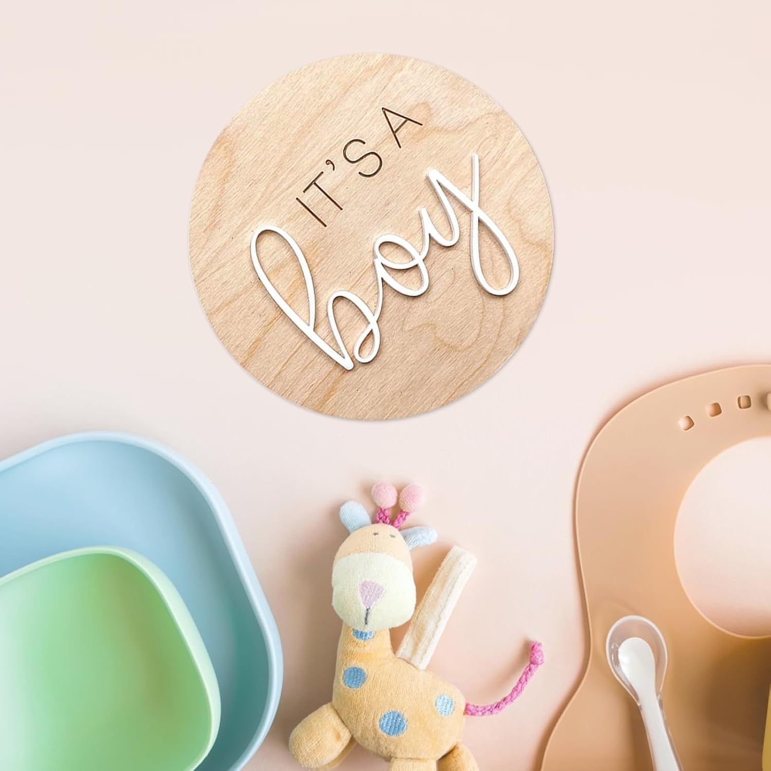 Giococo birth announcement sign 3D letters – stylish wall accent