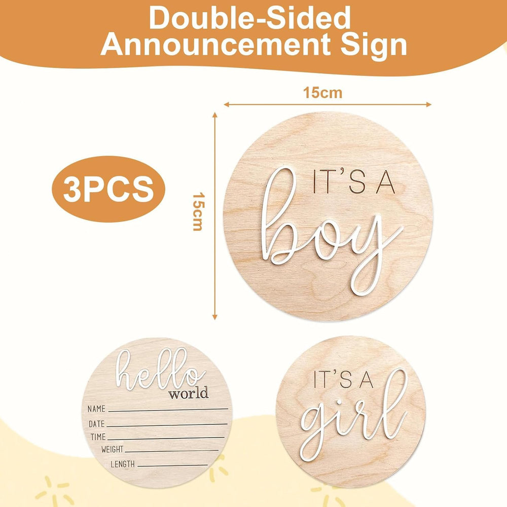Giococo hello world newborn sign – welcoming prop for photos