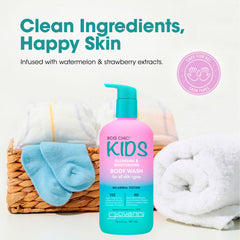 GIOVANNI Eco Chic Kids Body Wash ingredients oatmeal coconut jojoba shea butter for hydration