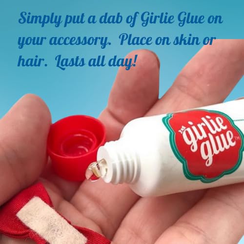 Girlie Glue used on babies for decorative accessories.