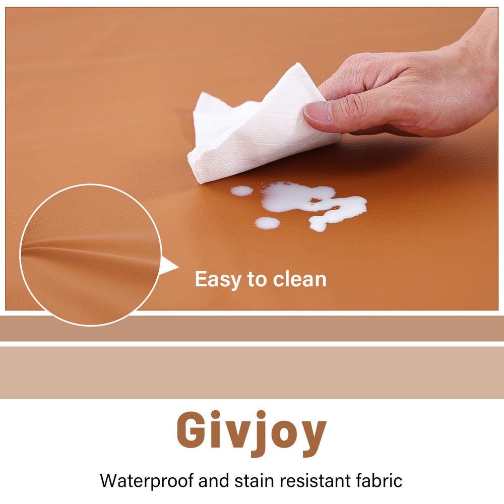 Givjoy mat features removable shell with zipper for easy washing.