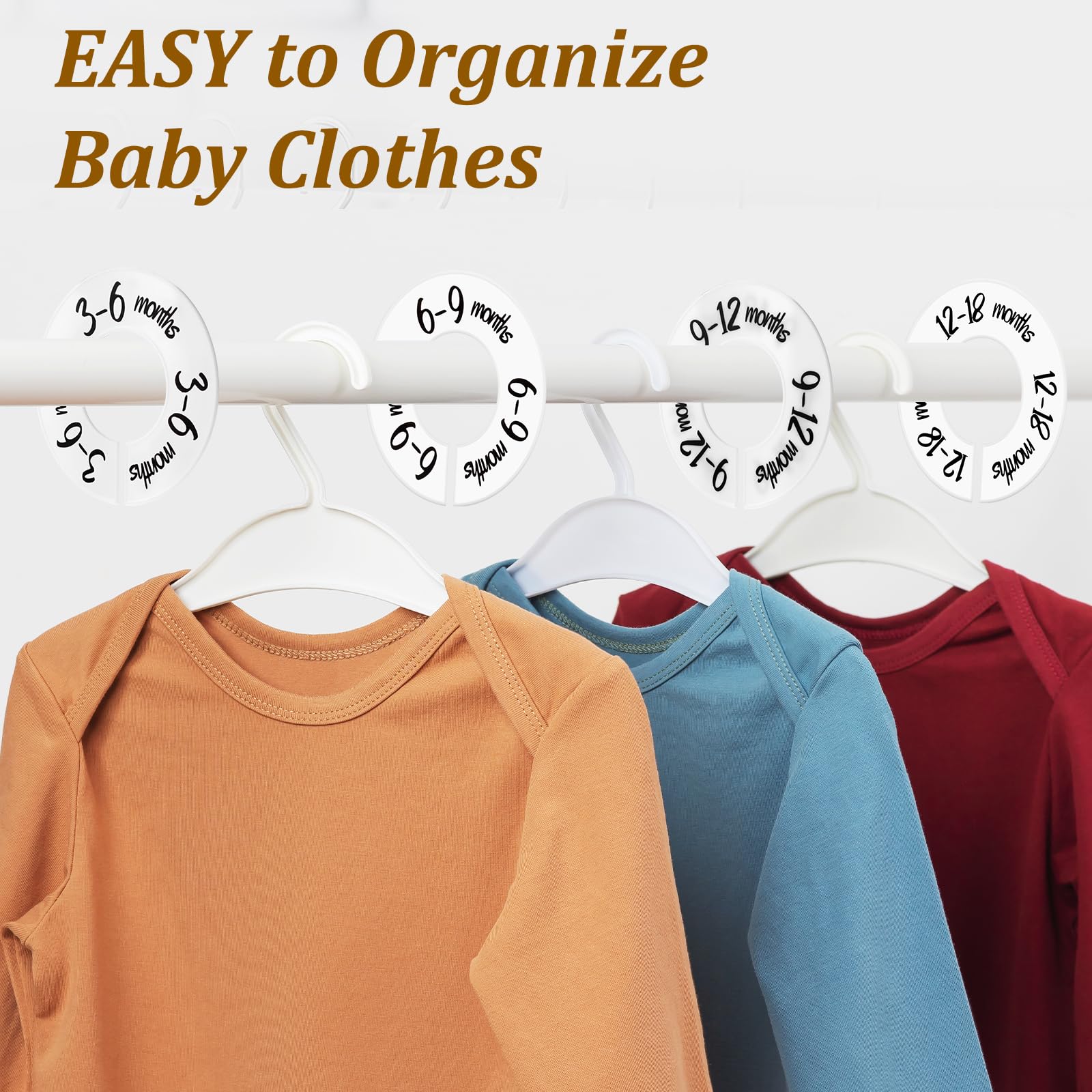 Gjinxi age-range labels 0-24 months help parents find matching outfits fast.