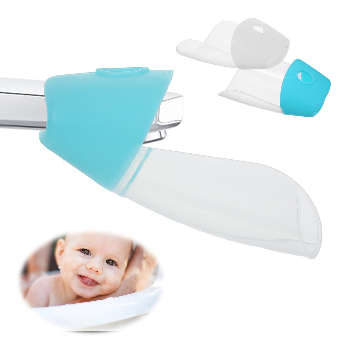 Gjinxi bathtub extender pack in action during kids' bath time reduces splashes.