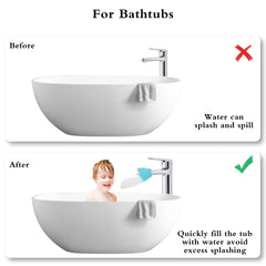 Gjinxi dual-opening design demonstrates versatile fit for straight or gooseneck faucets.
