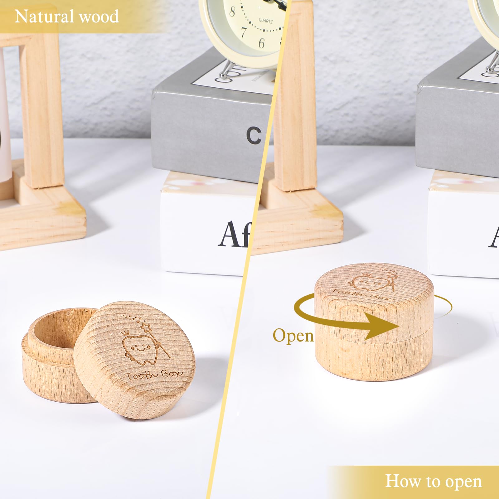 Gjinxi Tooth Fairy Box stores dropped teeth as a tidy keepsake