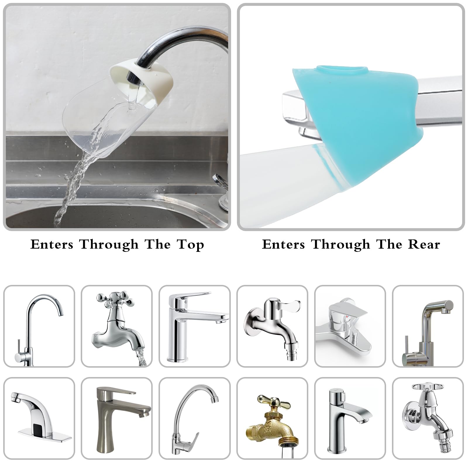 Gjinxi two-pack set suits multiple sinks and travel use.