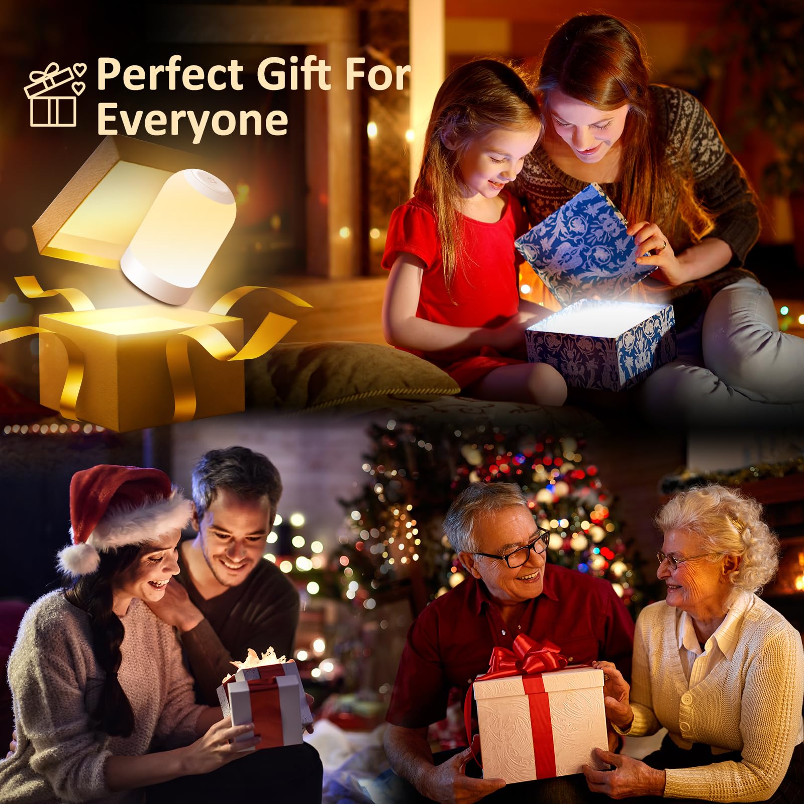 G Keni bedroom scene light with soft glow for kids or adults at night