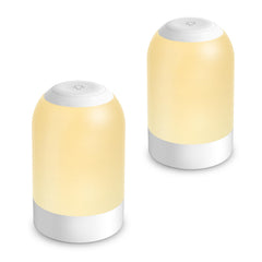 G Keni bedside touch night light white front view for cozy ambient lighting