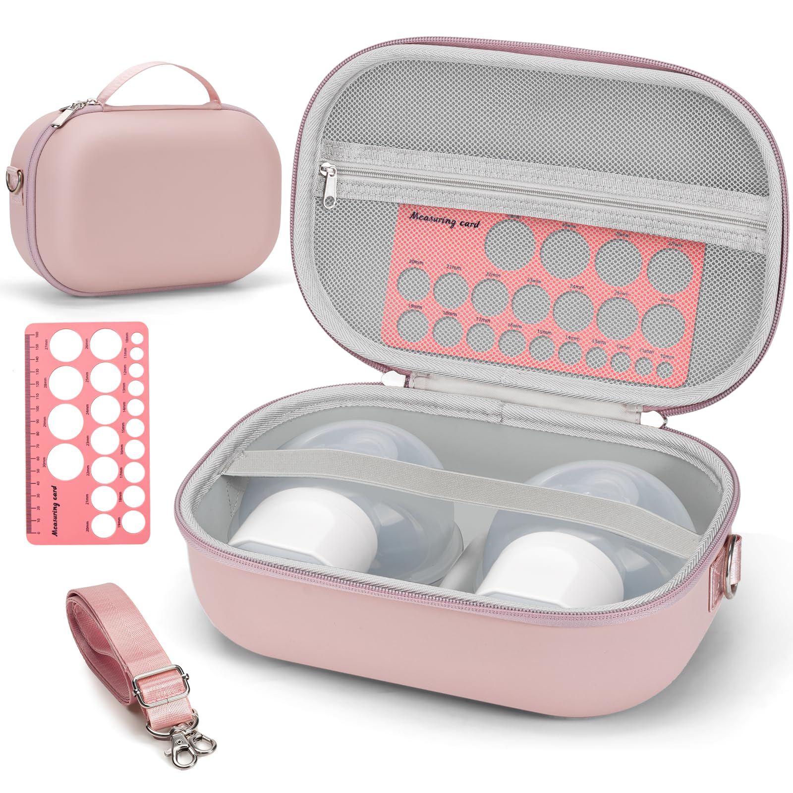 Glamgen wearable pump bag shows universal fit for multiple pumps