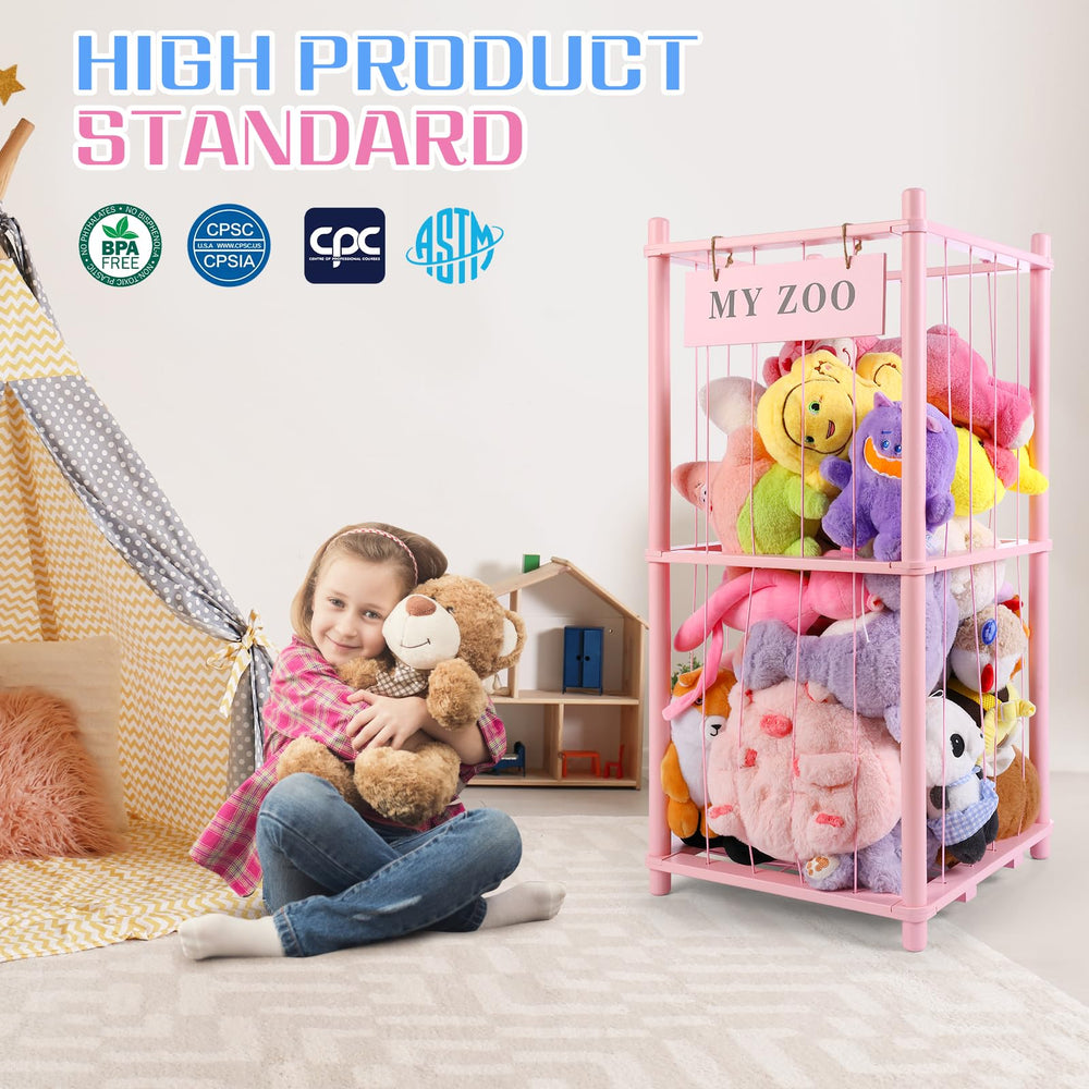 GLDZI elastic cords secure toys while providing easy reach for kids during playtime