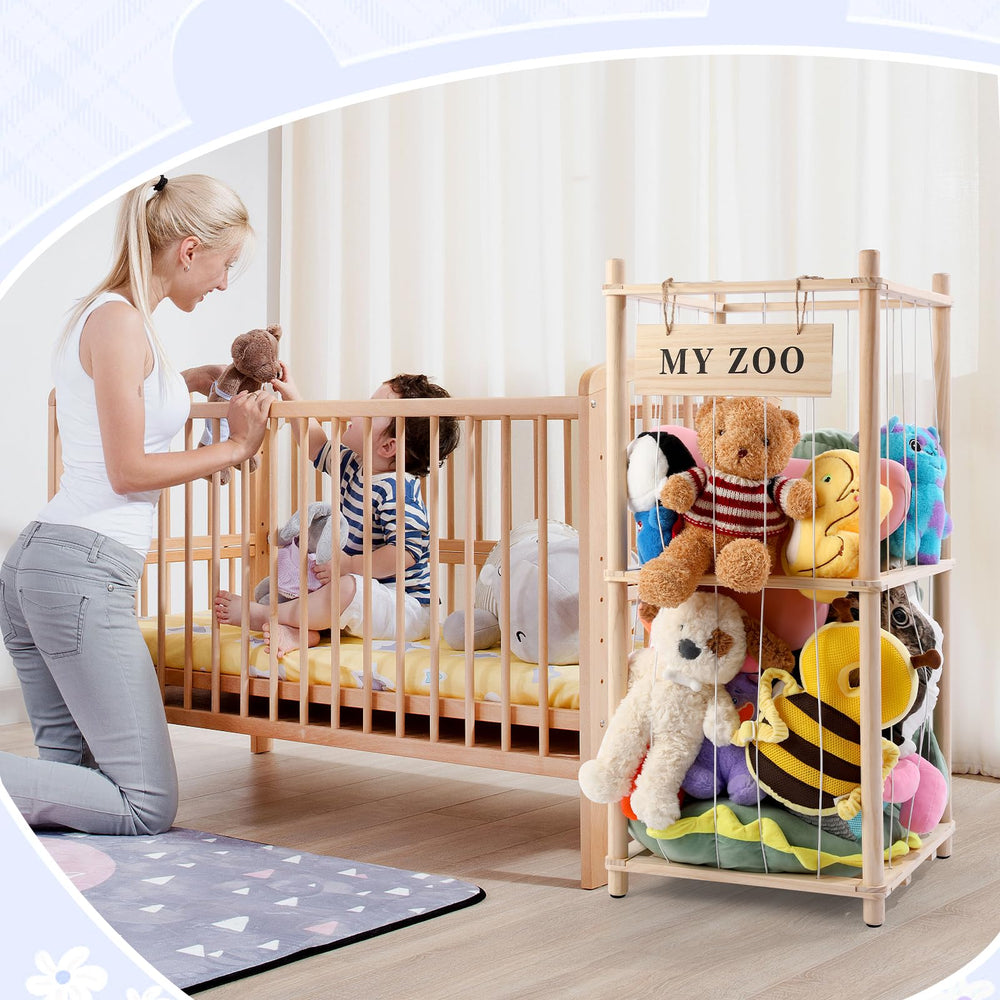 GLDZI modern wooden design blends with any decor in small spaces