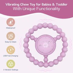 GLEEHAPY USB-rechargeable chew toy with easy charging for home and travel
