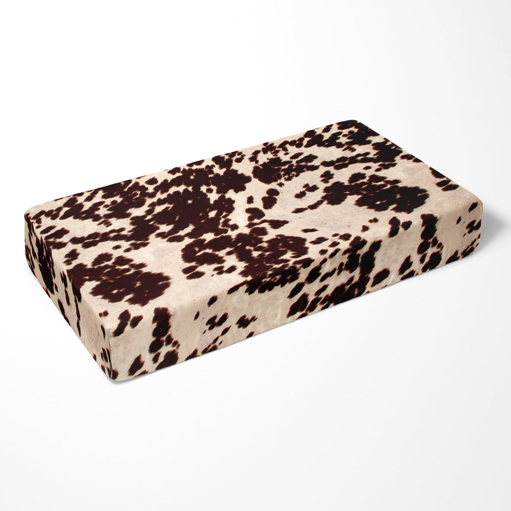 Glenna Jean Brown Cow pattern nursery image—modern gender-neutral style.