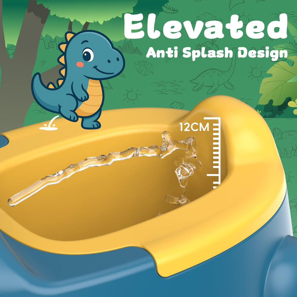 Gliizee Mall dinosaur-design potty chair side view supports safe, independent learning