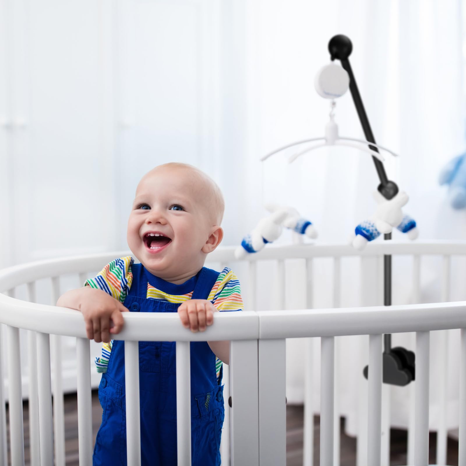 GlikCeil easy-assembly crib mobile arm ready in minutes
