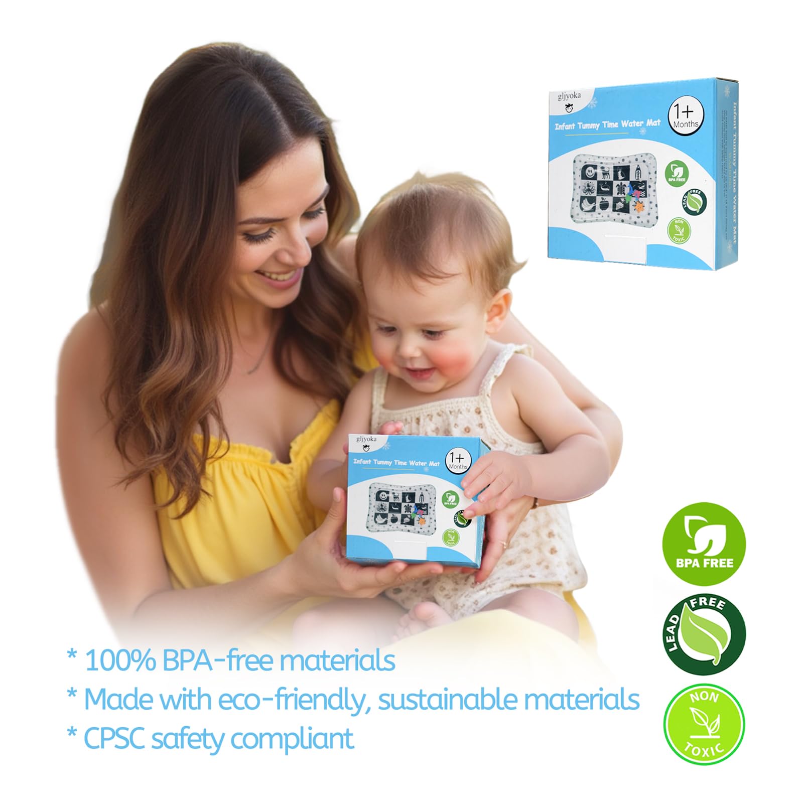 gljyoka Montessori-inspired design encourages hands-on exploration and motor skills