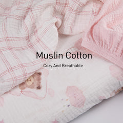 Gllquen Baby Bassinet Sheets Elastic-Fit ensures snug, secure mattress coverage