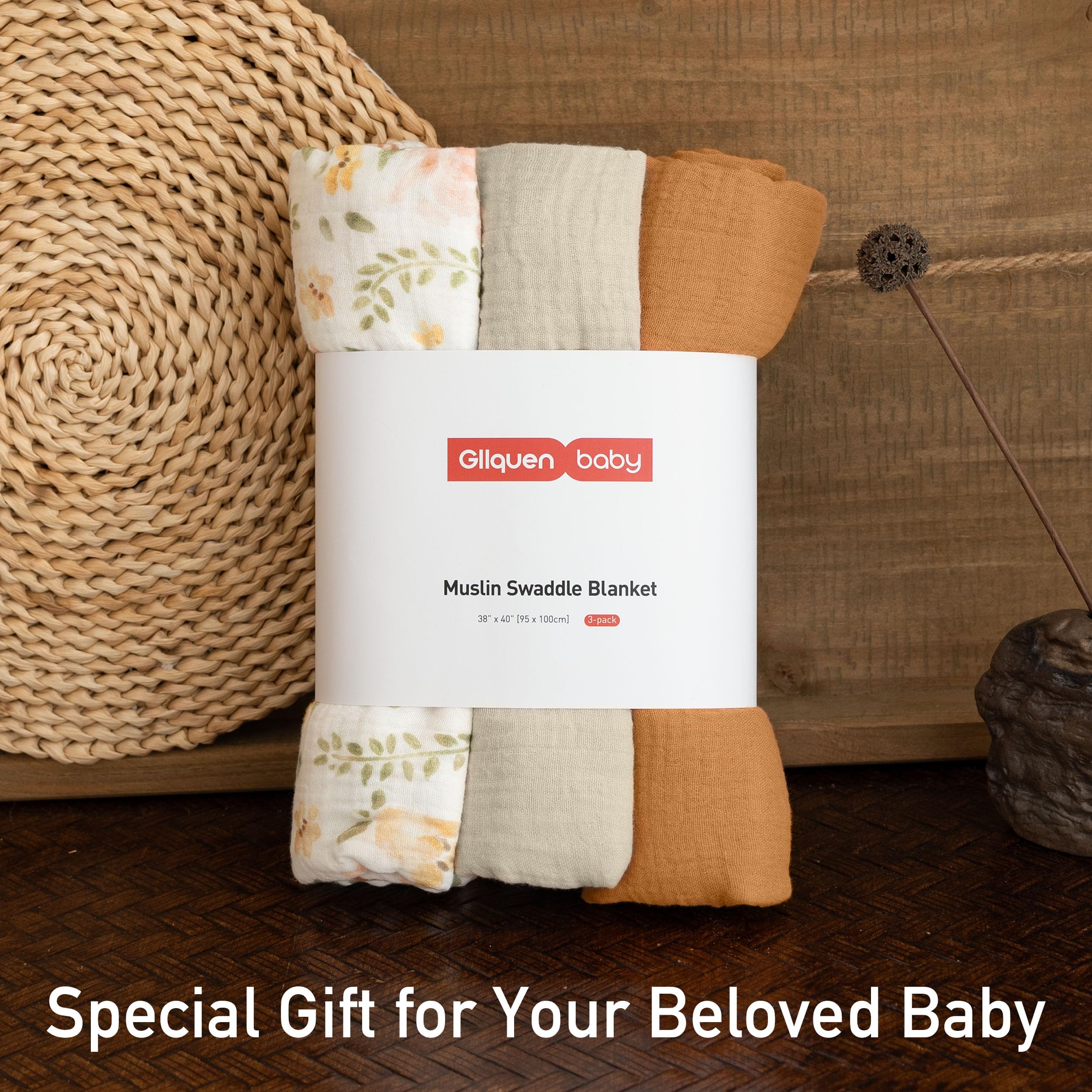 GLLQUEN BABY 3-pack neutrals simplifies gifting and registries