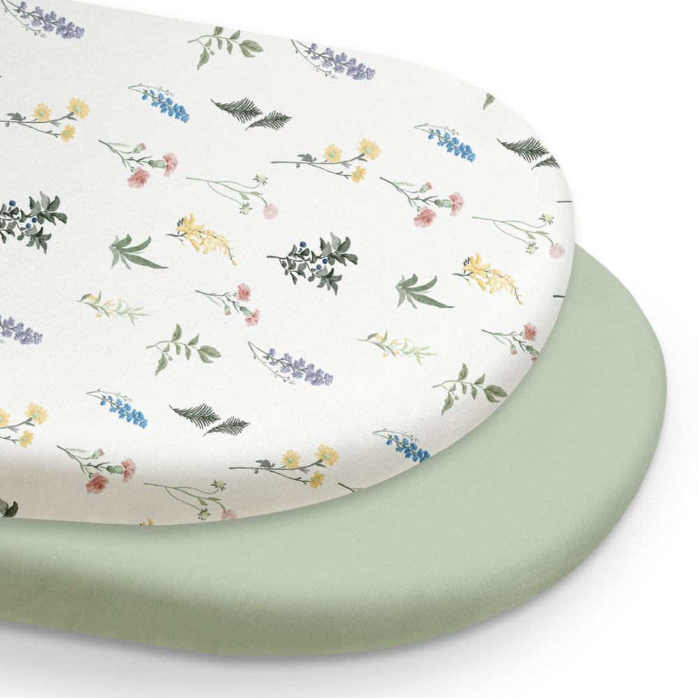 GLLQUEN BABY bassinet sheets easy-care machine washable and quick-dry.