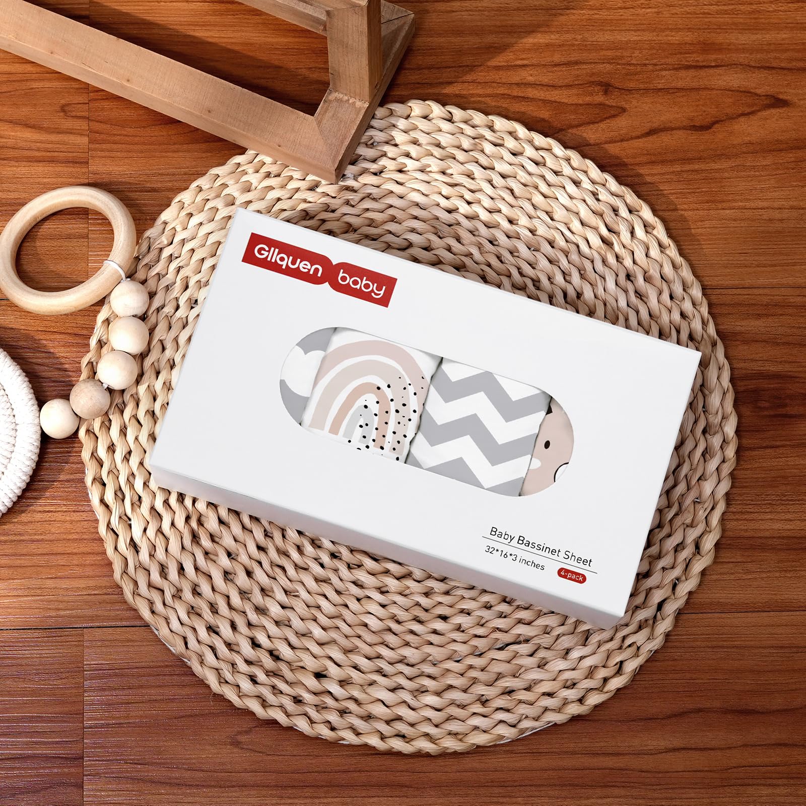 Gllquen Baby sheets resist wrinkling and maintain stretch after washing.