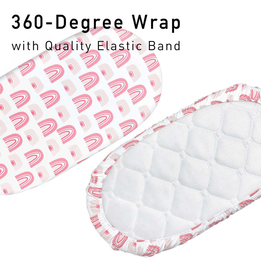 GLLQUEN BABY bassinet sheets machine-washable design for easy cleanup