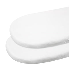 GLLQUEN BABY bassinet sheets organic cotton close-up, breathable and gentle for delicate skin.