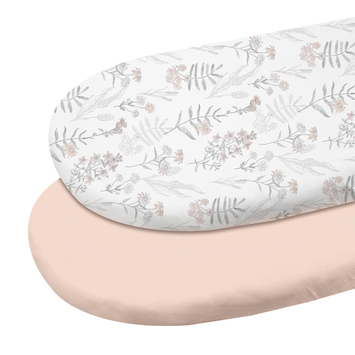 GLLQUEN BABY bassinet sheets ultra-soft cotton closeup for gentle sleep