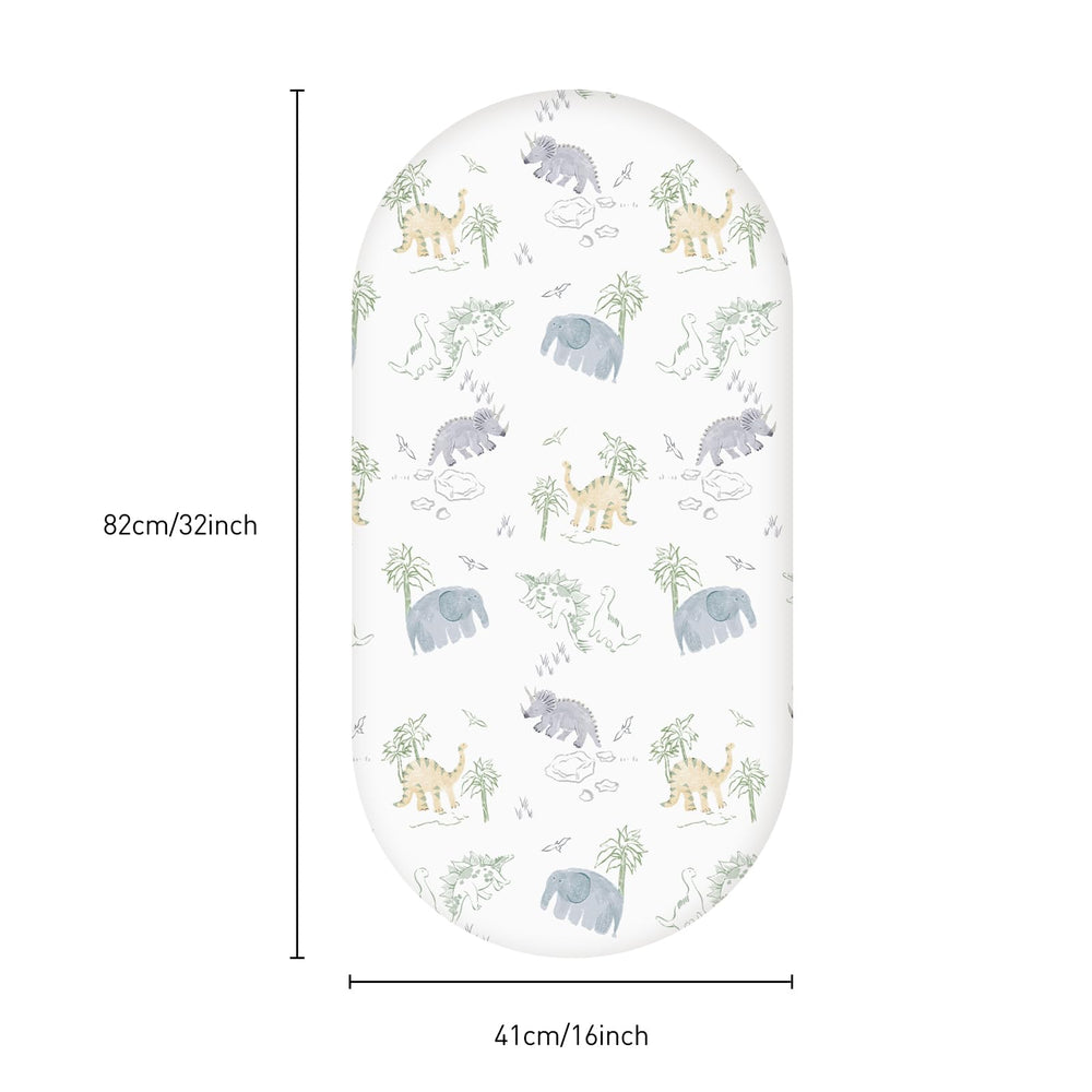 GLLQUEN BABY universal-fit sheet suits oval, rectangular, and round mattresses