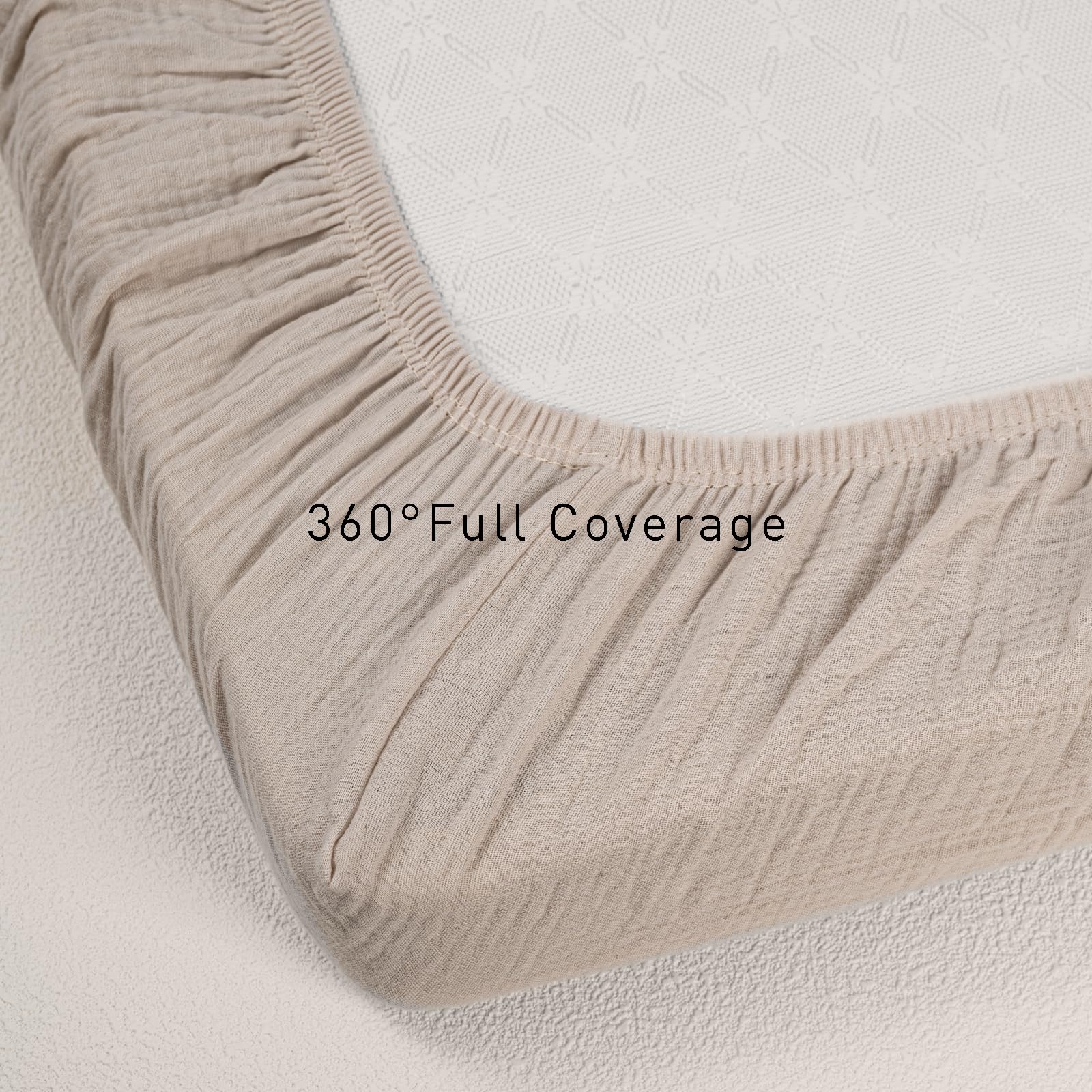 Gllquen Baby machine-washable crib sheets simplify laundry for busy parents