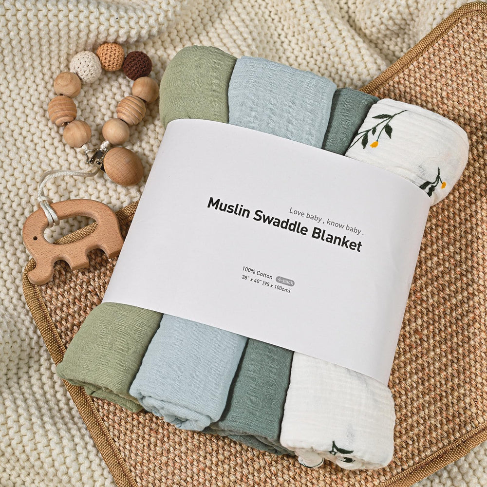 GLLQUEN BABY mini-crib sheet style use with blanket for on-the-go naps