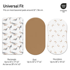 Gllquen Baby Muslin Bassinet Sheets fabric closeup highlights breathable cotton
