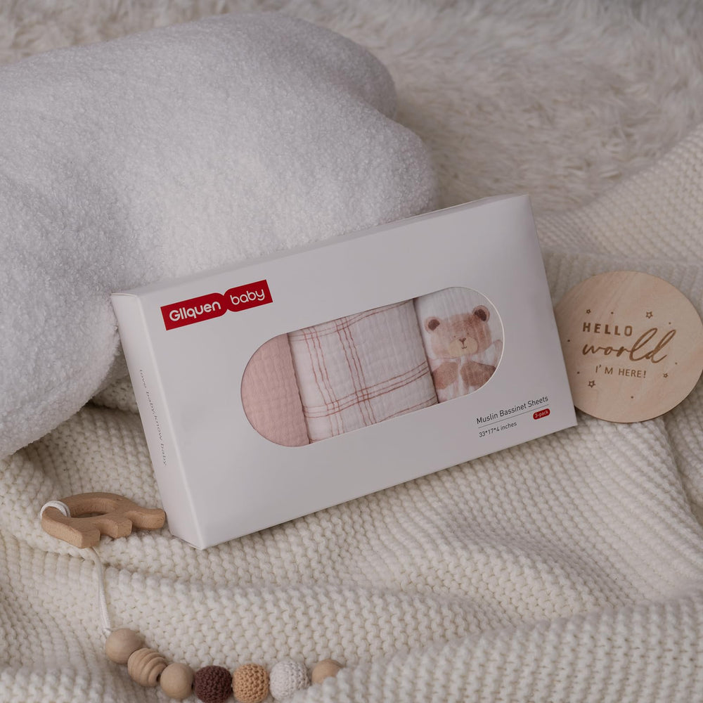 Gllquen Baby Muslin-Text OEKO-TEX Certified for trusted safety and baby-soft feel