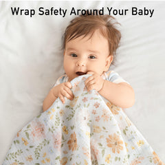 GLLQUEN BABY muslin blanket multipurpose use as receiving or nursing cover
