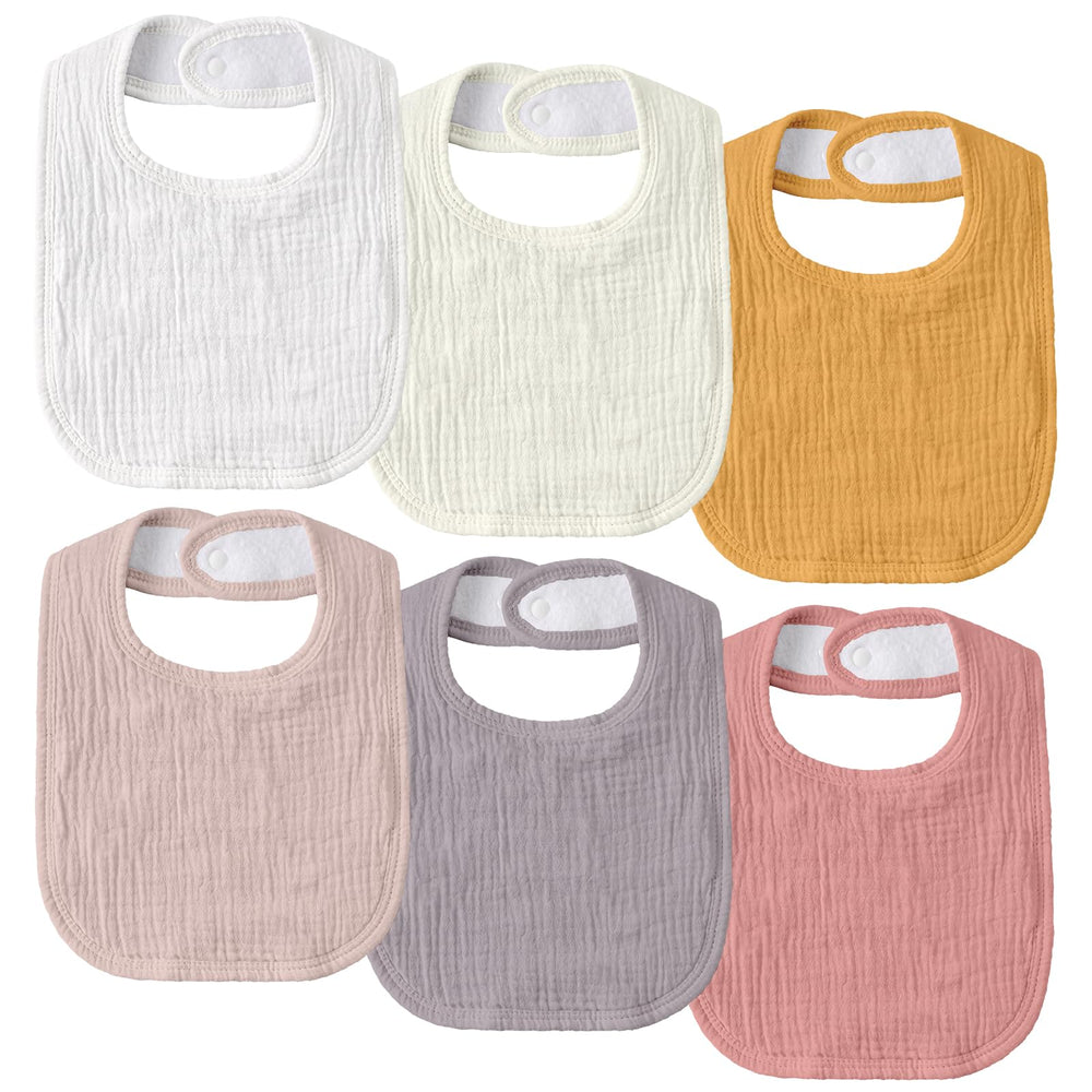 GLLQUEN BABY six-pack bib set is a practical gift for new parents.