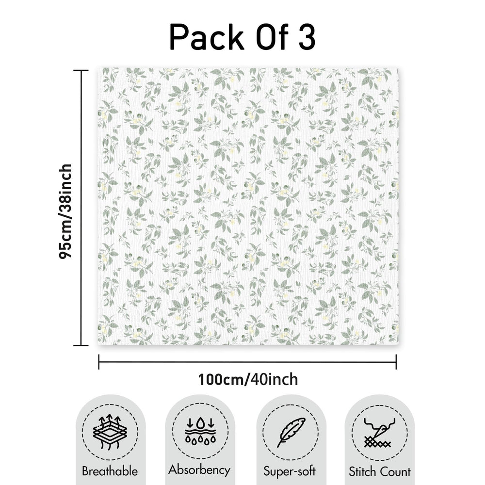 GLLQUEN BABY muslin blanket multipurpose use as swaddle, cover, and shade.