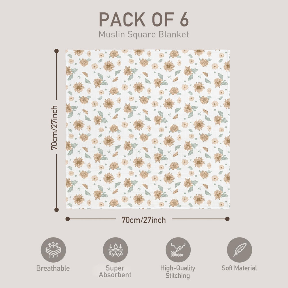 GLLQUEN BABY muslin-texture-closeup showcases soft, durable fabric