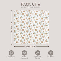 GLLQUEN BABY muslin-texture-closeup showcases soft, durable fabric