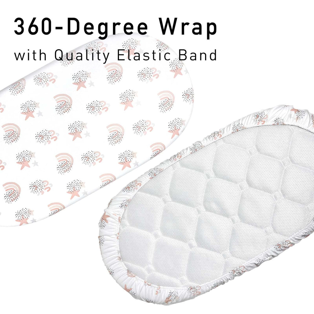 Gllquen Baby sheet demonstrates OEKO-TEX 100 safety certification.