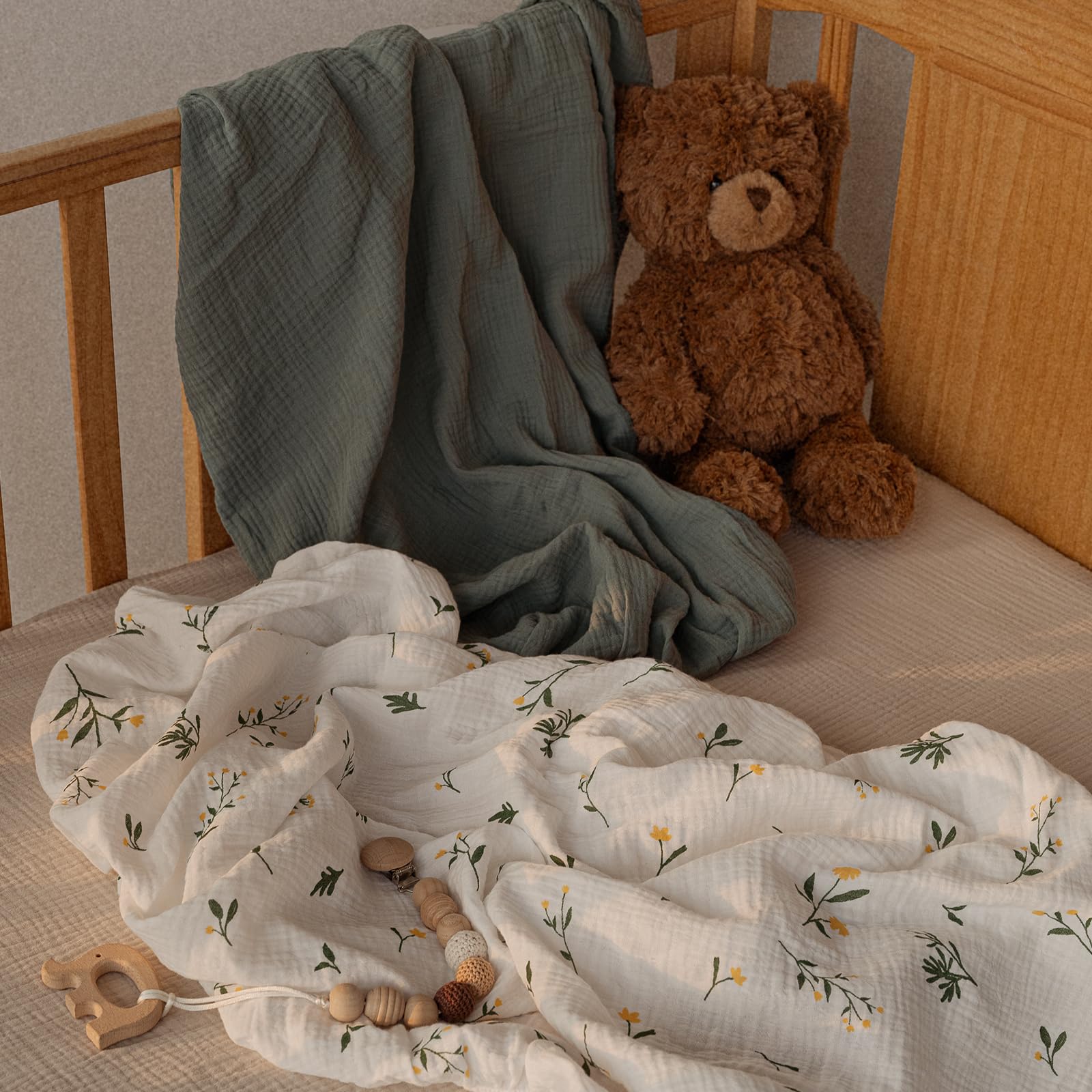 Gllquen Baby soft cozy sheets enhance baby comfort at night
