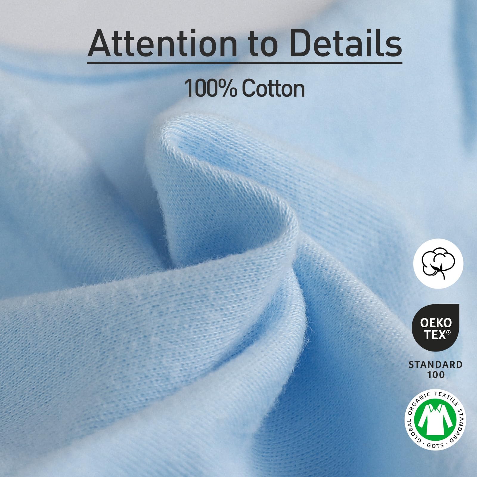 GLLQUEN BABY swaddle 3-pack packaging highlights value