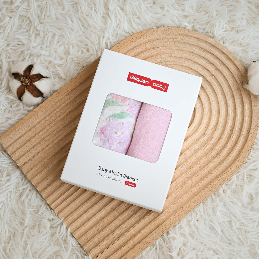 GLLQUEN BABY swaddle blanket absorbing moisture for comfort.