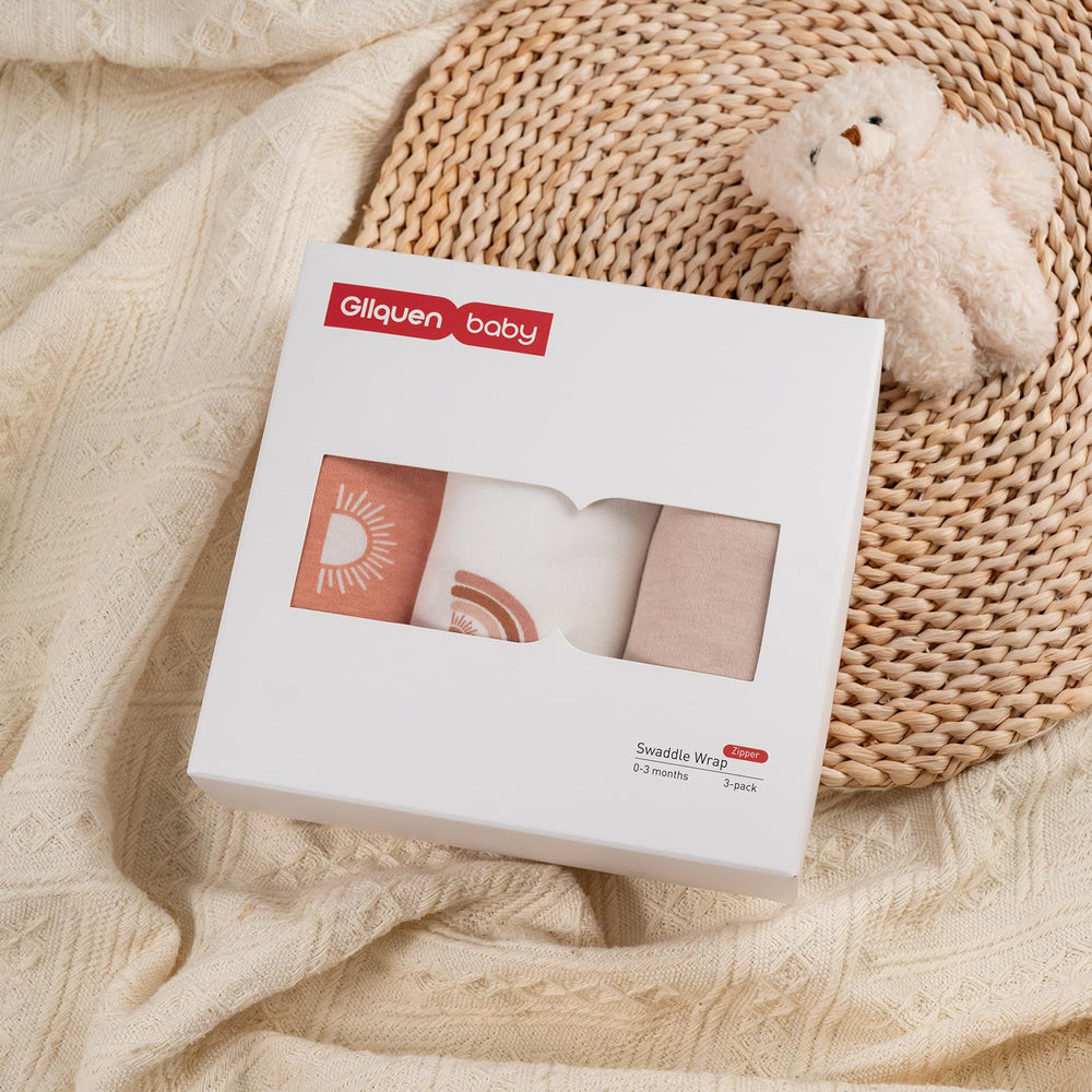 GLLQUEN BABY swaddle OEKO-TEX certified label ensures safety.