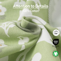 GLLQUEN BABY soft-cotton fabric provides gentle skin contact for sensitive newborns.